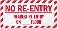 No Re Entry
