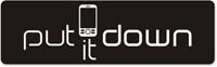 Put Cell Phone Down Bumper Phone Sticker