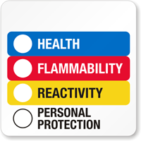 RTK Vinyl Chemical Label with Write in Space