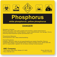 Add Own Chemical Name Ratings Label