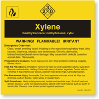 ANSI Chemical Label