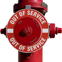 Out Of Service   Red