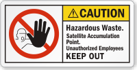 Hazardous Waste Satellite Accumulation Point