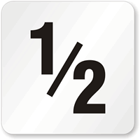 0.5 Pool Depth Marker