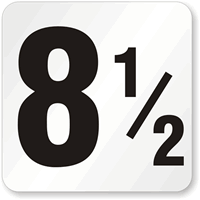 8.5 Pool Depth Marker