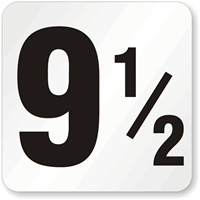 9.5 Pool Depth Marker