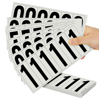 Aluminium 3.25 Inch Numbers Letters 0 9 Number Kits