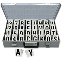 Kit 2.5 Inch Tall Black and White