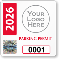 Create Own Tamper Evident Hologram Permit Parking Decals