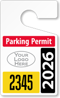 ToughTag™ for Jumbo Numbered Parking Permits