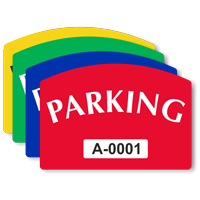 Parking Arch Shaped Sticker