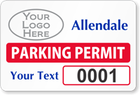 Parking Labels   Design LL17