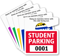 ToughTag™ Small Rearview Mirror Hang Tag