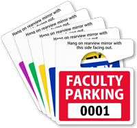 ToughTag™ Small Rearview Mirror Hang Tag