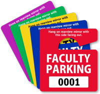 ToughTag™ Small Rearview Mirror Hang Tag