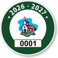 Faculty Window Decal 3 in. x 3 in.