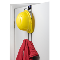 Hard Hat Coat and Purse Rack Over the Door Rack