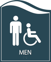 Pacific  Men Restroom Sign