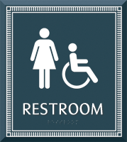 ADA Restroom Sign