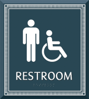 ADA Restroom Sign