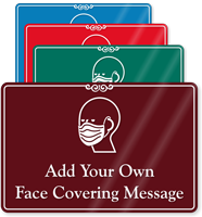 Colored Acrylic Custom Door Sign