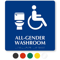 ISA All Gender Washroom Sintra Sign