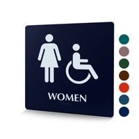 Women Female Accessible Sign