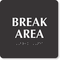 ADA TactileTouch™ Sign with Braille