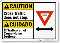 Cross Traffic Doesn't Stop Sign