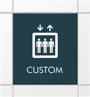 Custom 1 Line Sign with Symbol