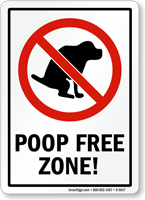 Poop Free Zone!