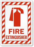 Fire Extinguisher Sign