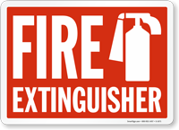 Fire Extinguisher Sign