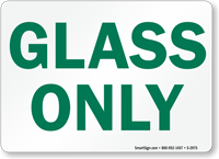 Glass Sign