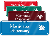 Marijuana Dispensary Hospital Showcase Sign