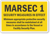 MARSEC Level 1, Minimum Security Measures
