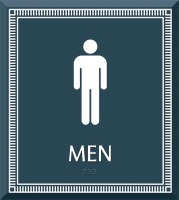Men Restroom Sign