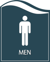 Pacific  Men Restroom Sign