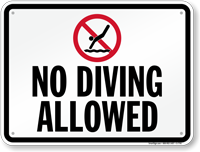 Pool Rule Sign