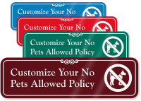 No Pets Allowed Symbol Sign