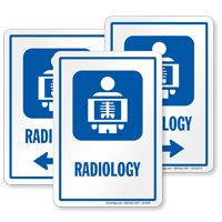 Radiology  with X Ray Image Symbol