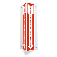Emergency Shutoff Sign