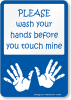Please Wash Your Hands Sign