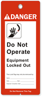 Lockout Tag ANSI