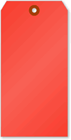Fluorescent Red Tags