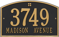 Cape Charles Standard Wall Plaque, Two Lines