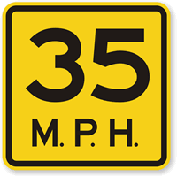 Speed Limit Sign