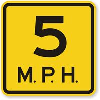 Speed Sign