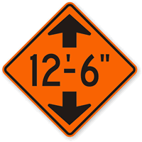 ( Symbol) And Height  Traffic Sign