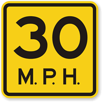 Speed Limit Sign